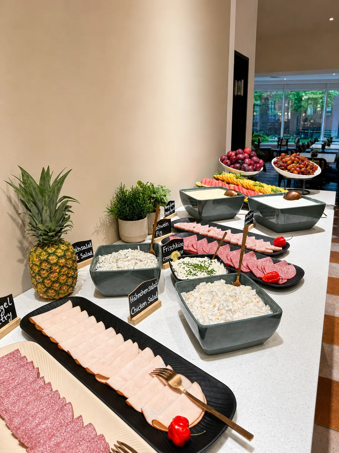 Pølse- og pålægsudvalg ved buffeten